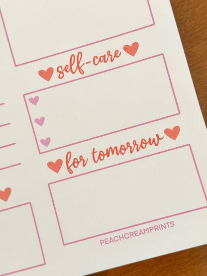 PEACHY DAILY PLANNER NOTEPAD