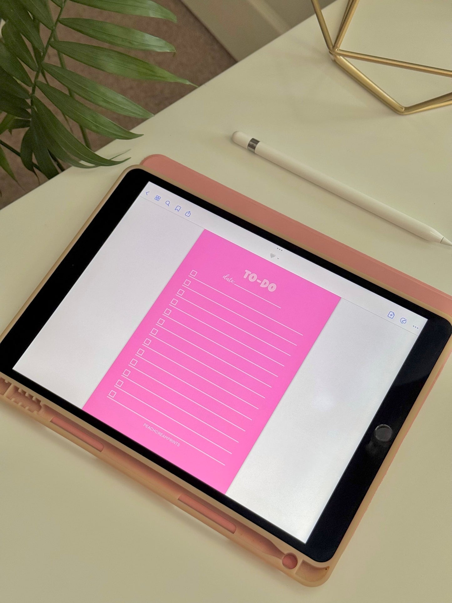 "PRETTY PINK" DIGITAL NOTEPAD TEMPLATE BUNDLE