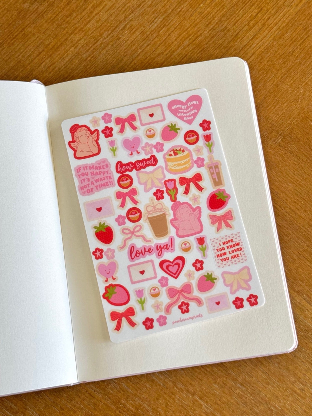 "LOVER GIRL" STICKER SHEET