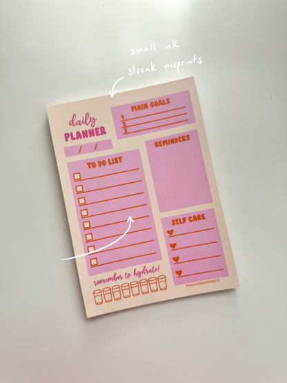 OOPSIE MINI DAILY PLANNER NOTEPAD