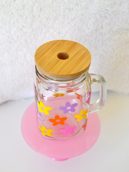 BAMBOO GLASS CUP LID