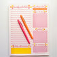PEACHY DAILY PLANNER NOTEPAD