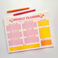 PEACHY WEEKLY PLANNER NOTEPAD