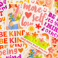 "BEING KIND IS COOL" STICKER