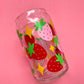 STRAWBERRY GLASS CUP
