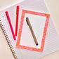 CHECKERED DOODLES NOTEPAD